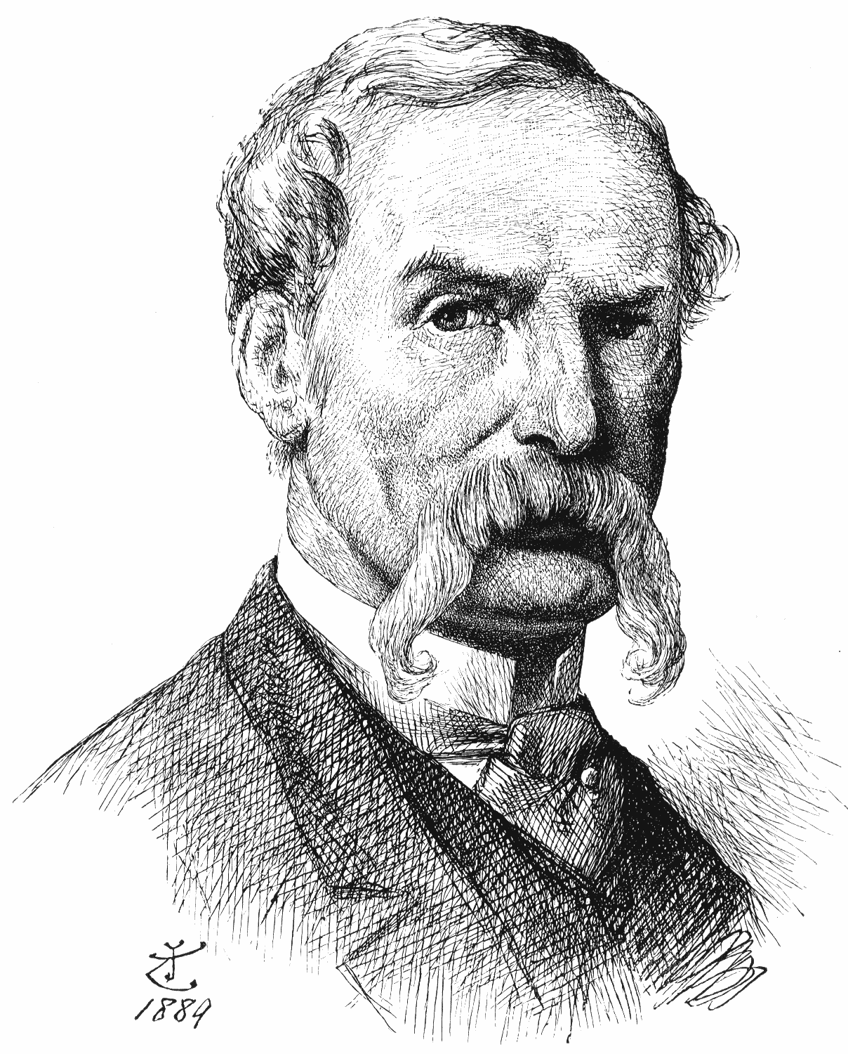 A self-portrait by John Tenniel