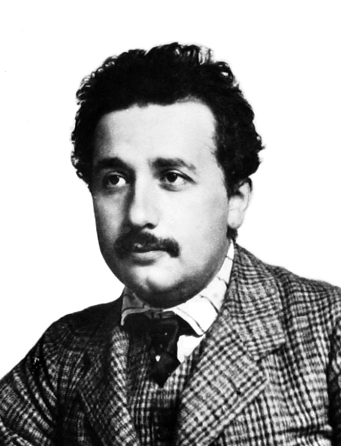 Einstein in 1904.