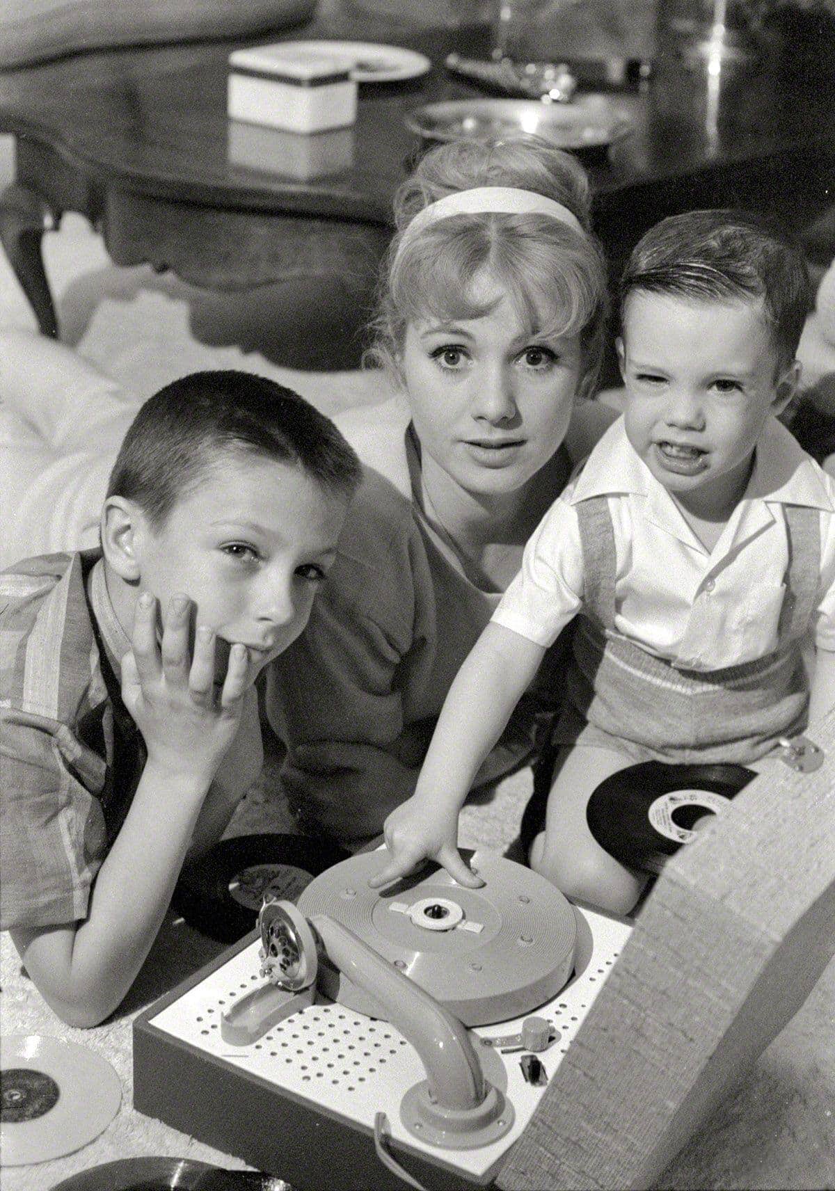 David, Shirley and Shaun in 1961. Photo taken from the Library of Congress.