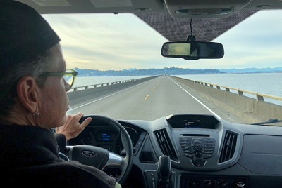 Driving into Oregon